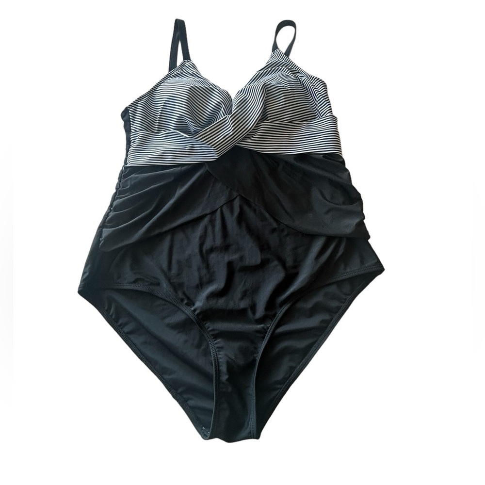 Brand new, women’s one piece bathing suit. No label. XL.    721